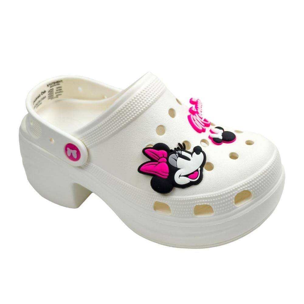 Sandalias Mujer Plataforma Minnie Mouse Beige Talla 35