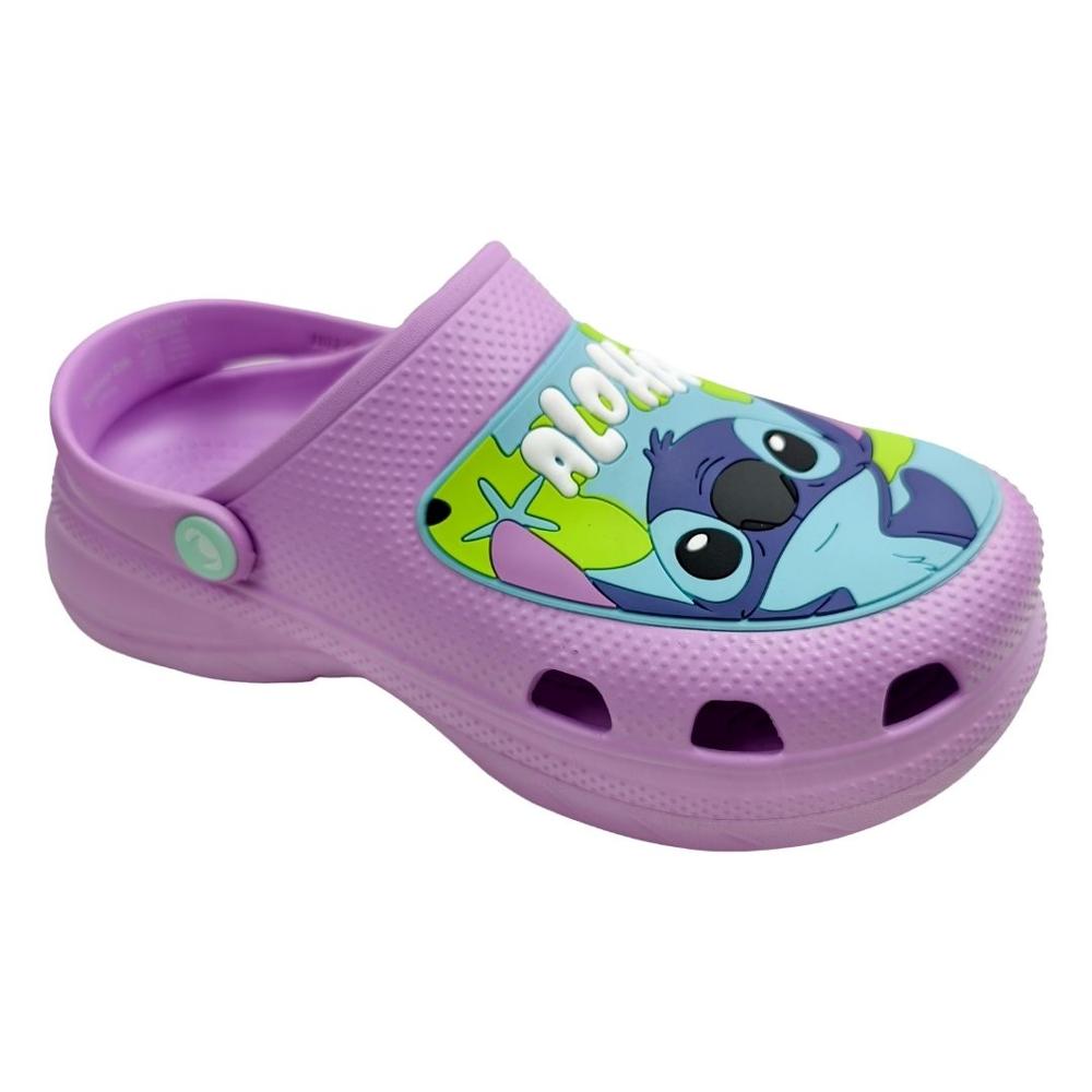 Sandalias Mujer Clog Casual Stitch Lila Talla 37