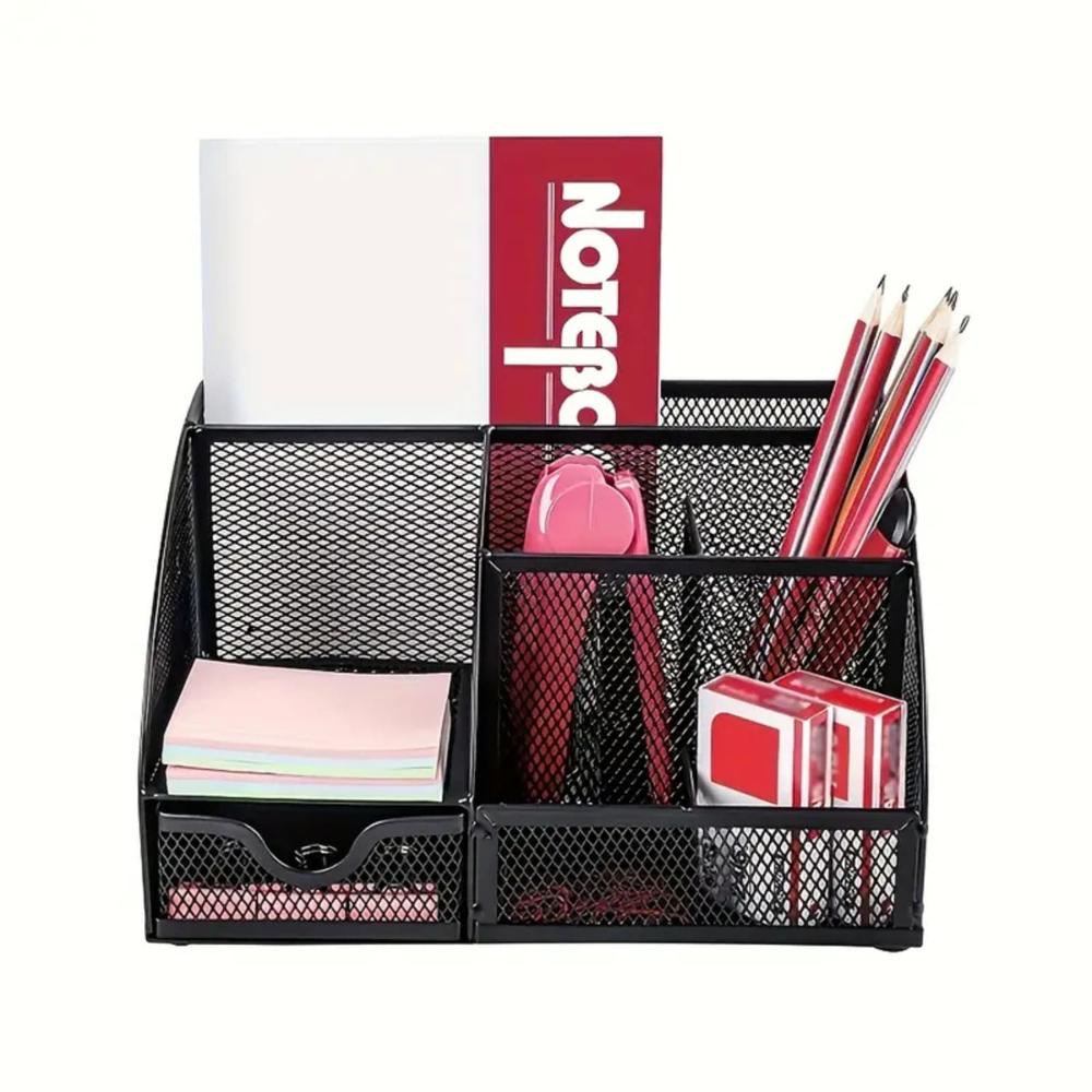 Organizador De Escritorio Metálico – Práctico Y Resistente