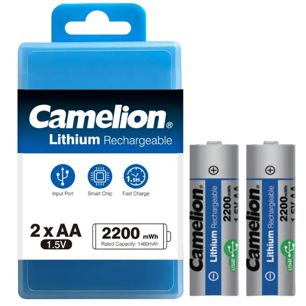 Pilas AA Litio Recargables Camelion