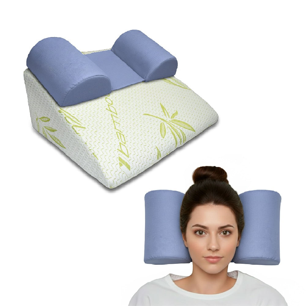 Cojín Antireflujo y Almohada Antiarrugas Memory Foam Teraflex