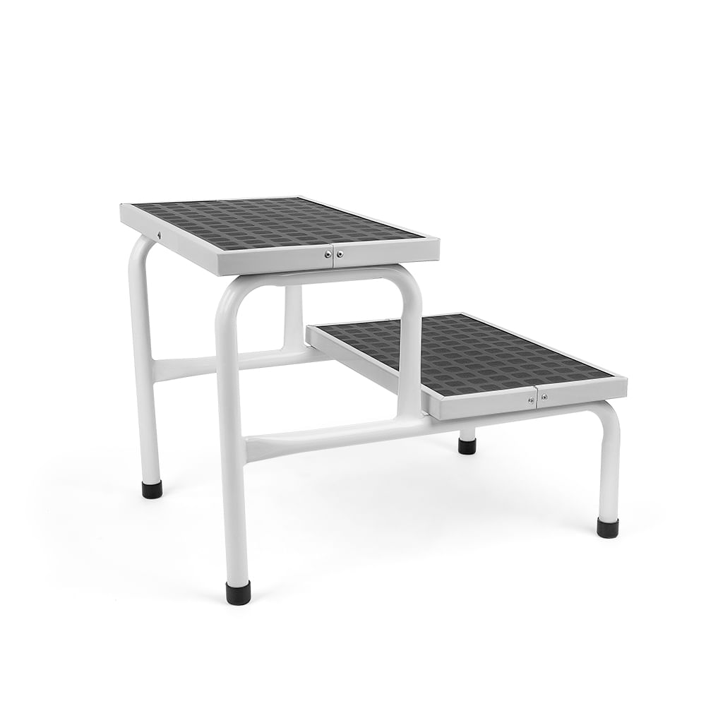 Escalera Escalinata de 2 Peldaños Metal Pintado