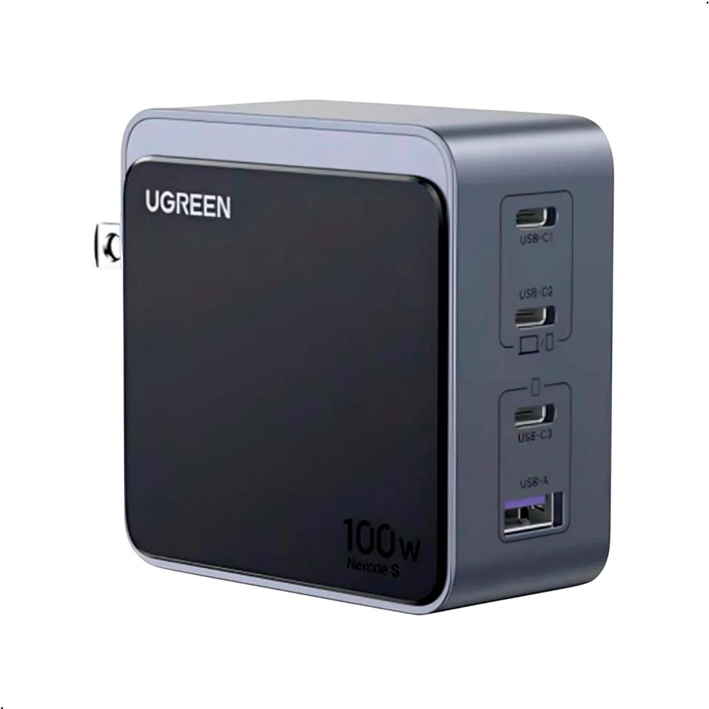 Cargador De Pared Ugreen X565 De 100w Nexode Gan 4 Puertos