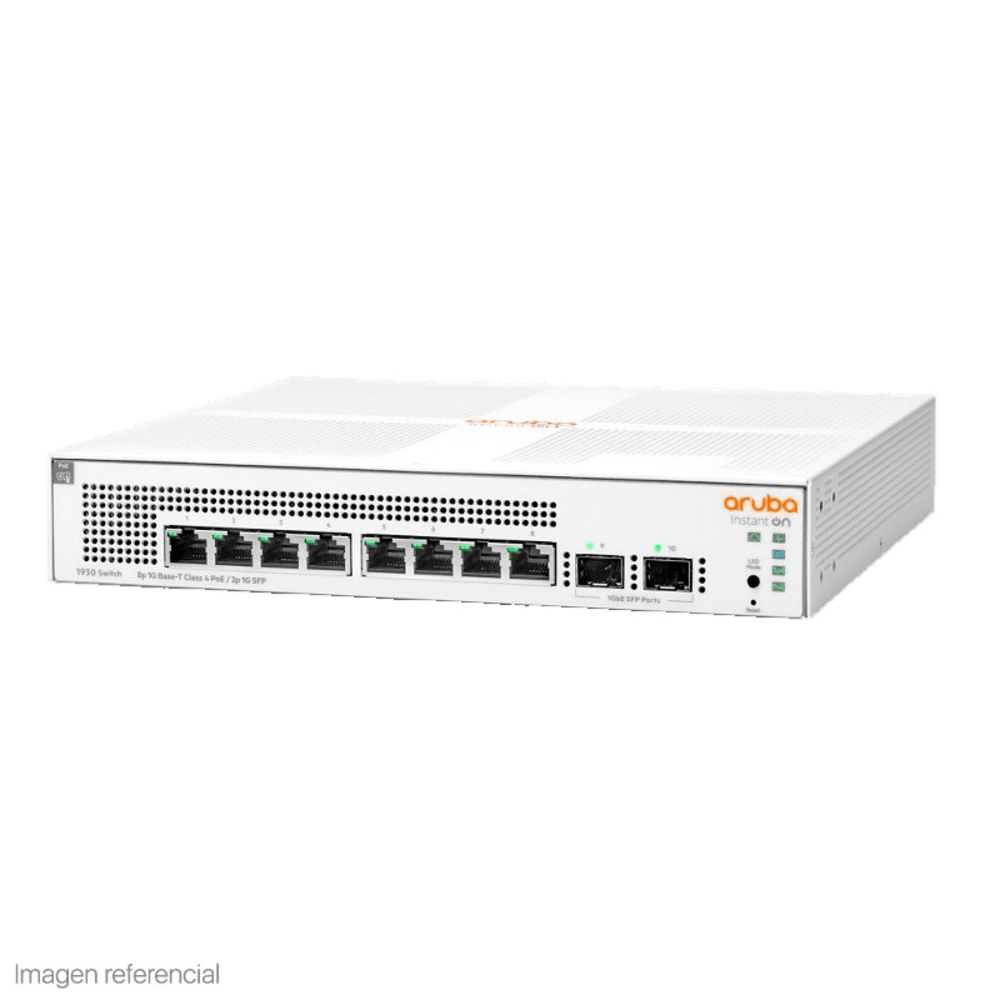 Switch HPE Aruba Instant On 1930 8G Class 4 PoE 2SFP 124W