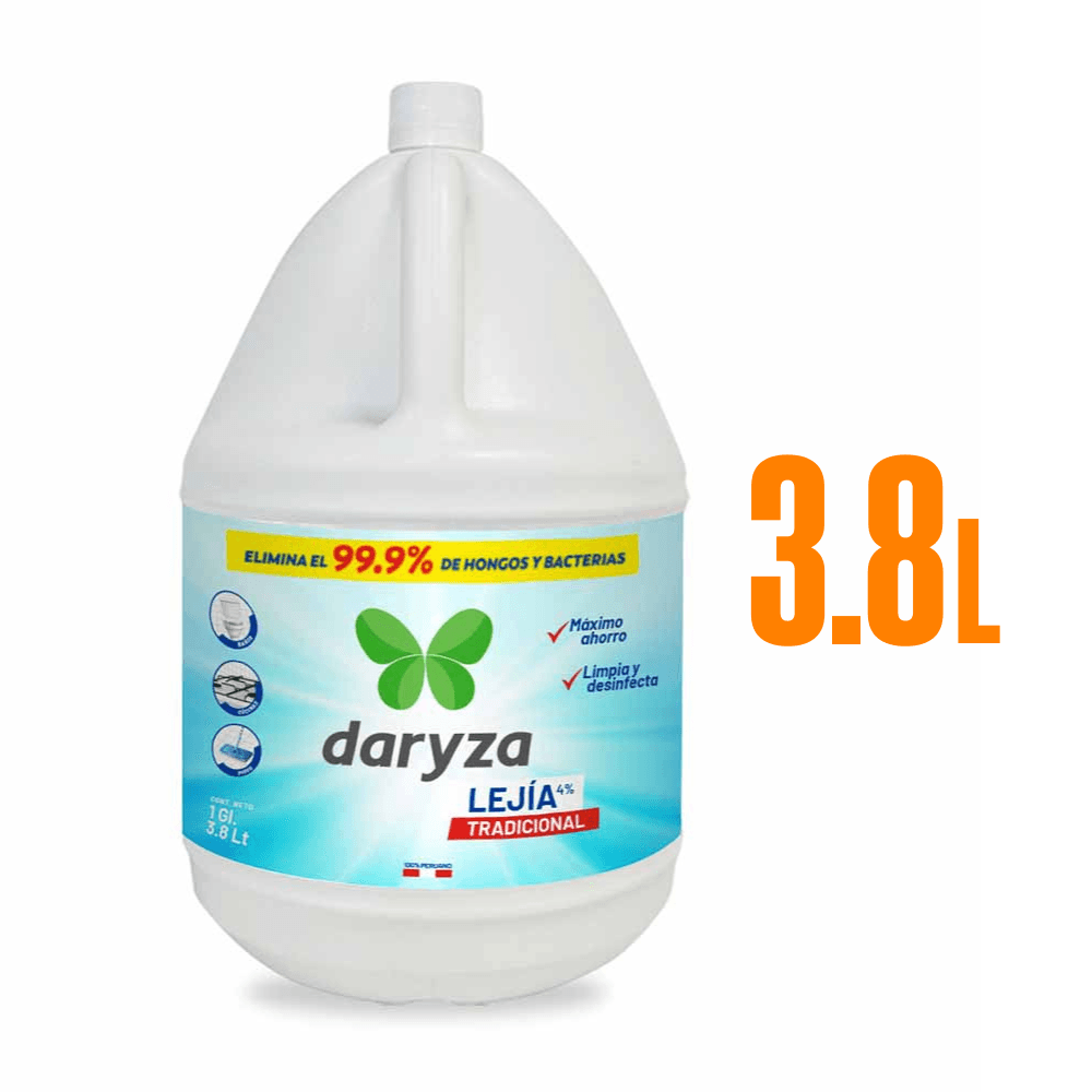 Lejía tradicional Daryza 1 galón Lejía tradicional Daryza 1 galón