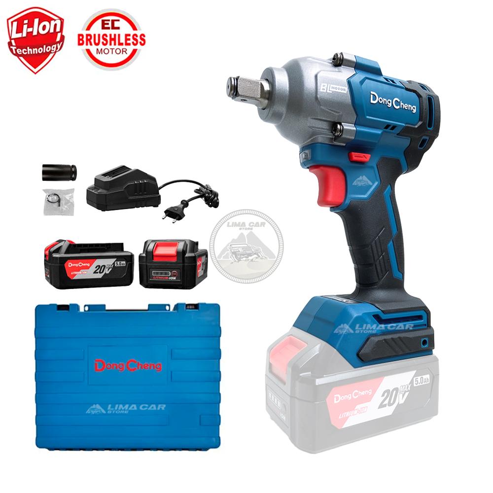Llave de Impacto 488NM Dongcheng 5Ah Maleta Pistola Profesional 20V