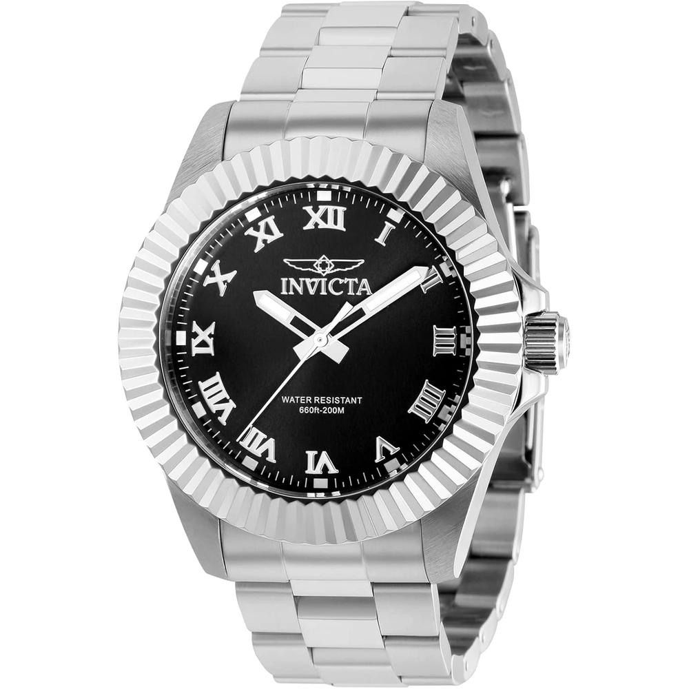 Reloj Invicta Pro Diver para hombre acero inoxidable, 4.4 cm | Plateado y Negro