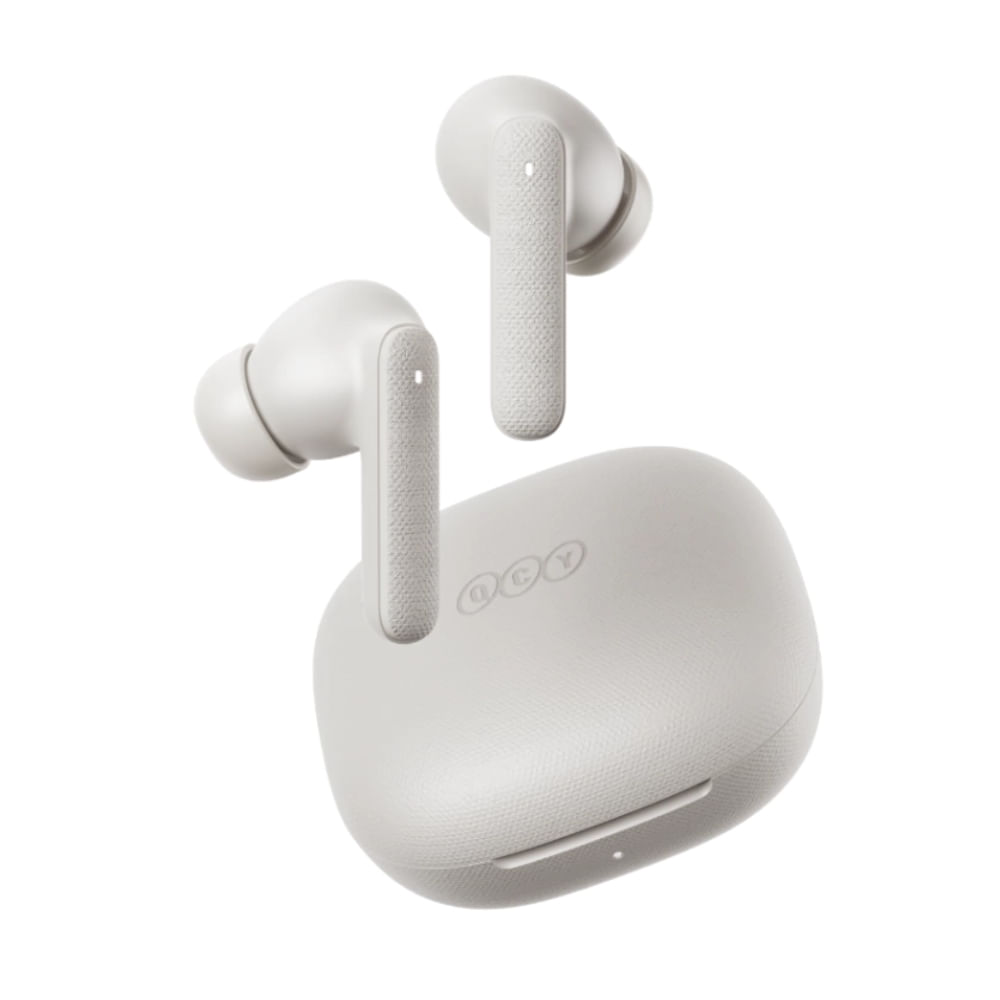 Auriculares Inalámbricos QCY Buds Blanco Bluetooth 5.3 IPX4 35h batería