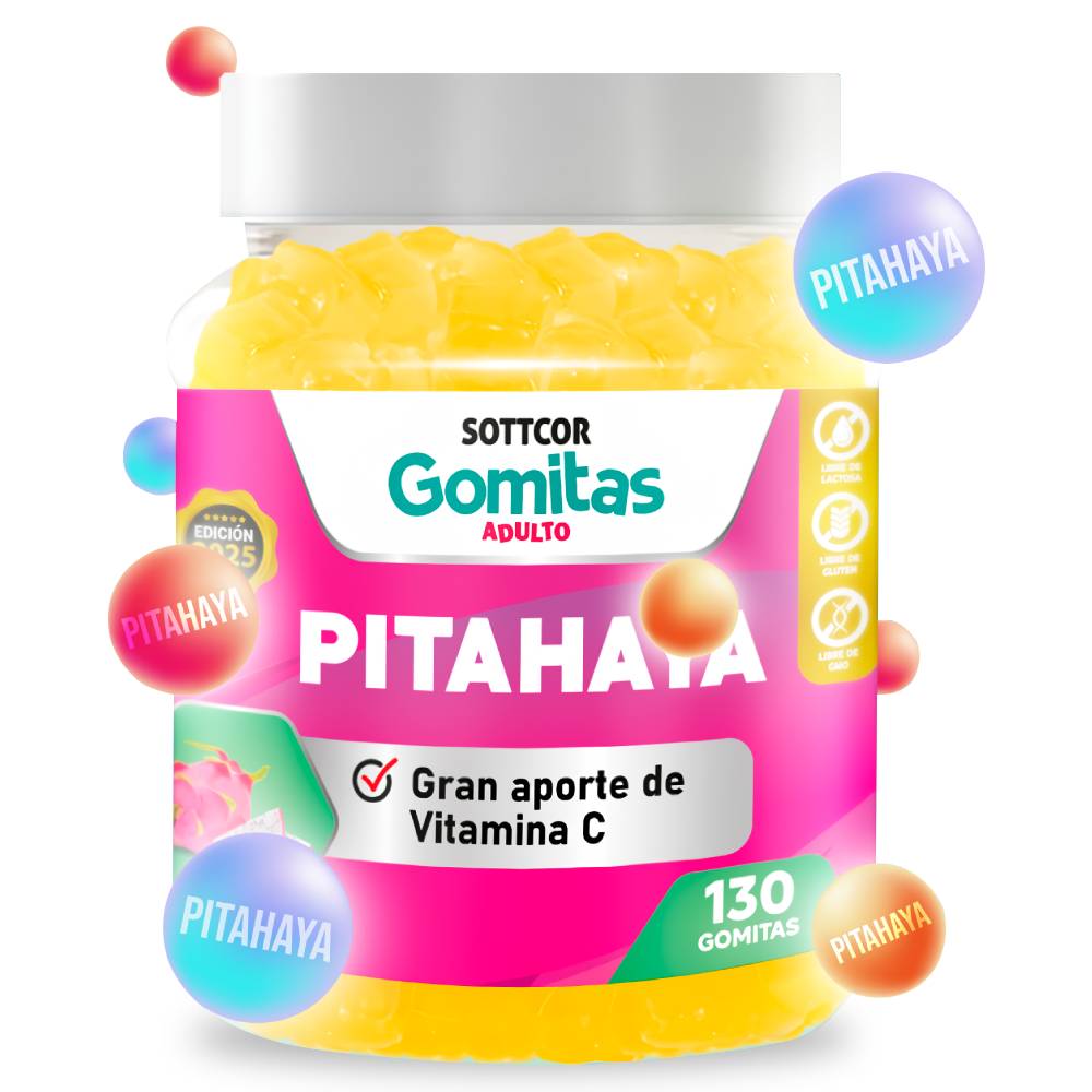 Gomitas de Pitahaya para Adulto 130 Gomitas Sottcor Labs