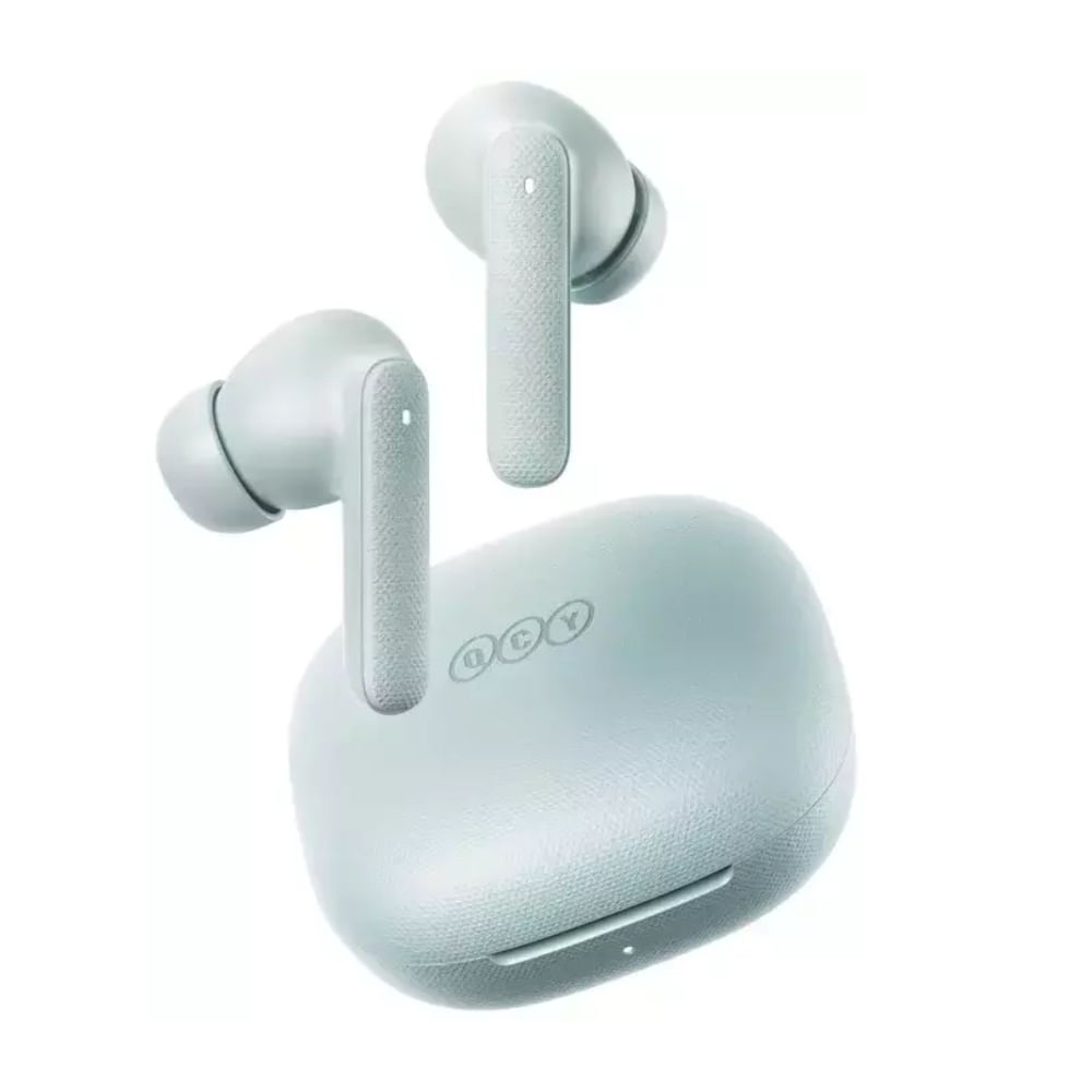 Auriculares Inalámbricos QCY Buds Celeste Bluetooth 5.3 IPX4 35h batería