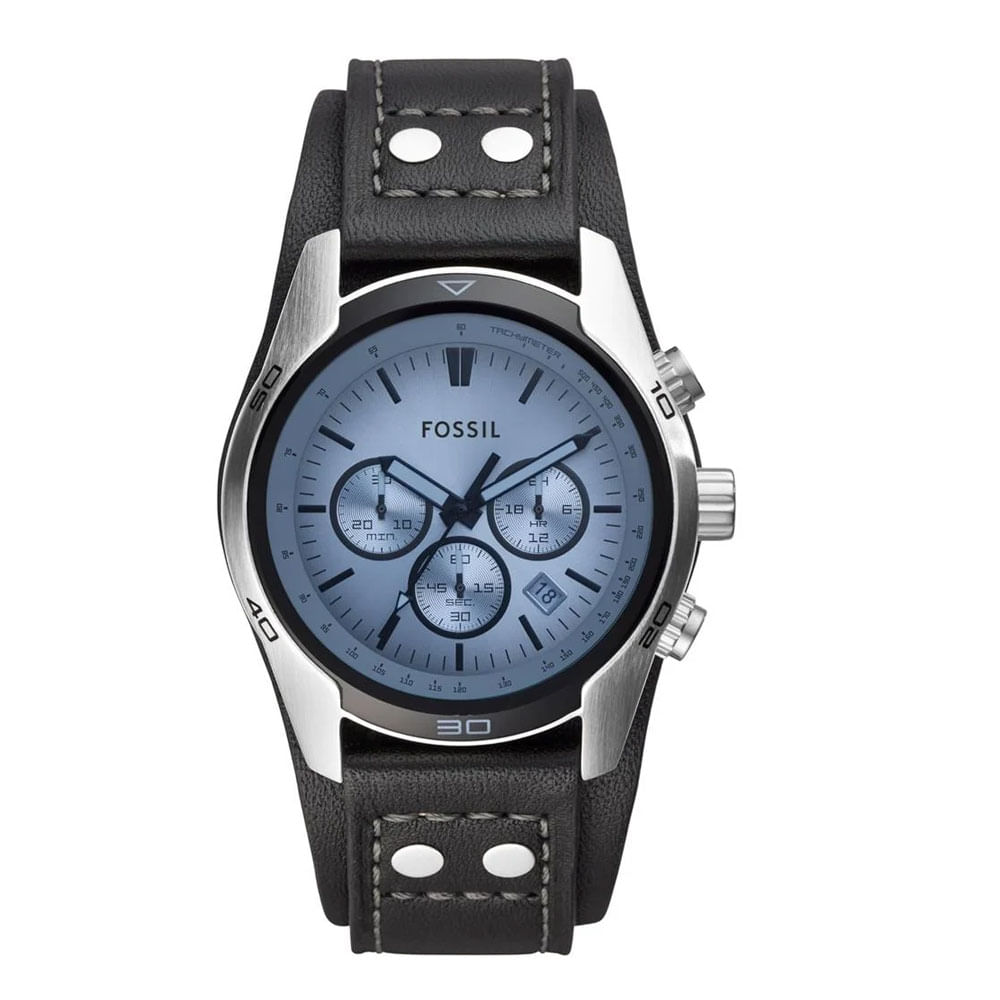 Reloj Pulsera Coachman Fossil CH2565 Cronógrafo con Acero y Cuero