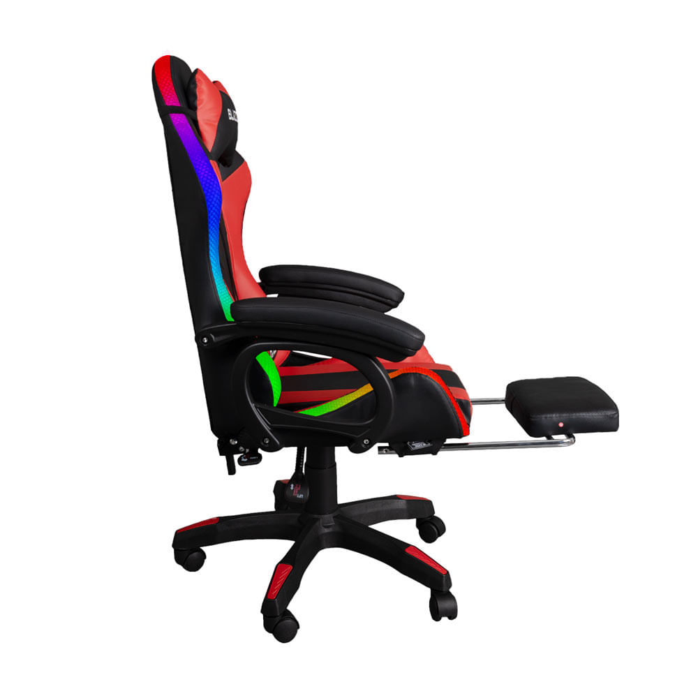 Silla Gamer Ergonómica Buff RGB - Rojo | Oechsle - Oechsle
