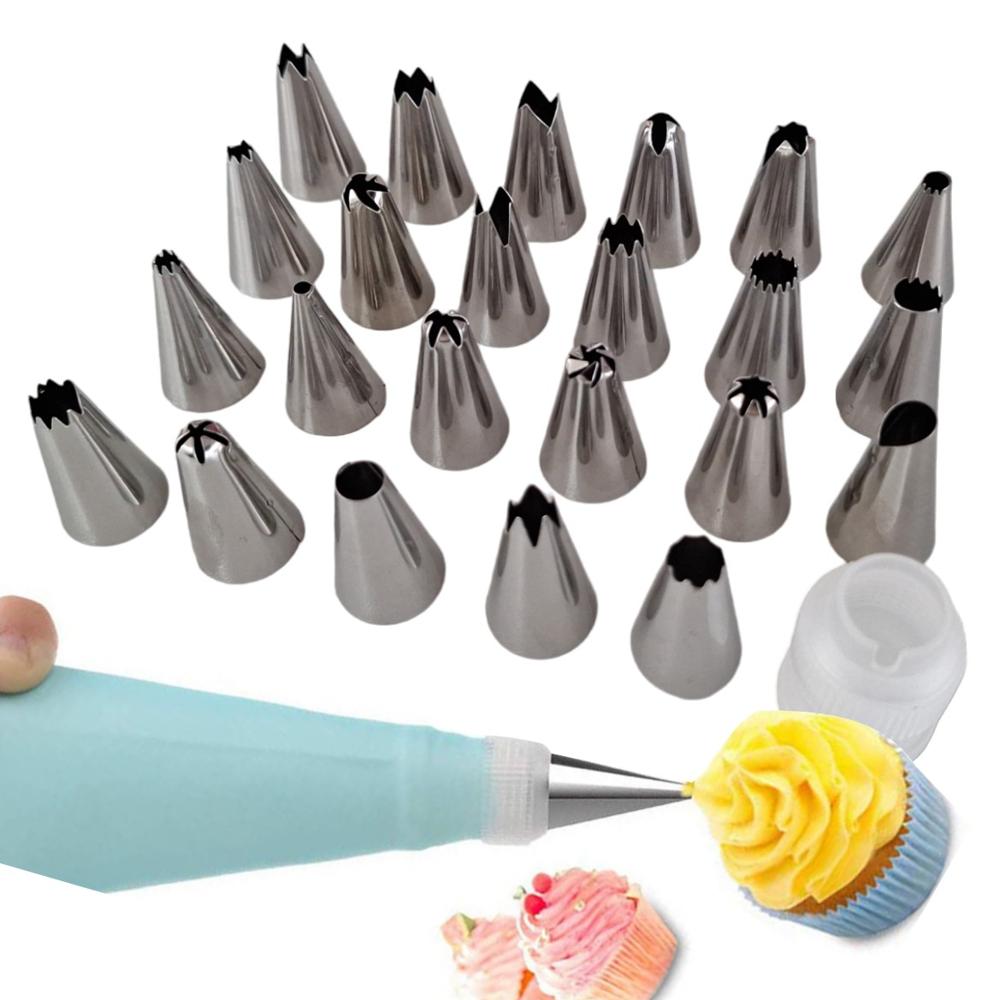 23 Boquillas y 1 Adaptador S para decorar en Reposteria