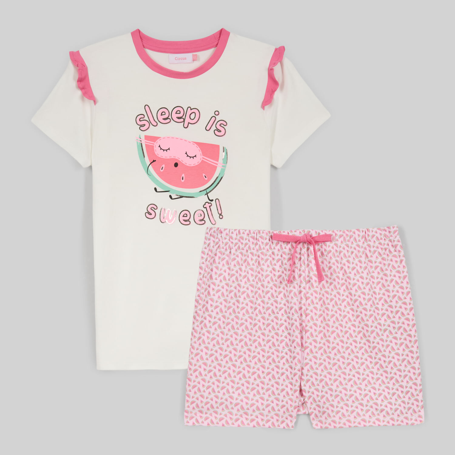Pijama Para Niña Circus Volados Rt