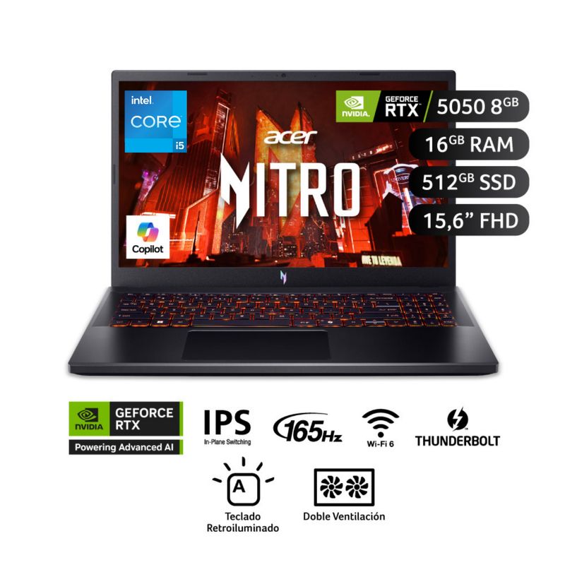 Acer ANV15-52-561W i5-13420H 16GB RAM 512GB
