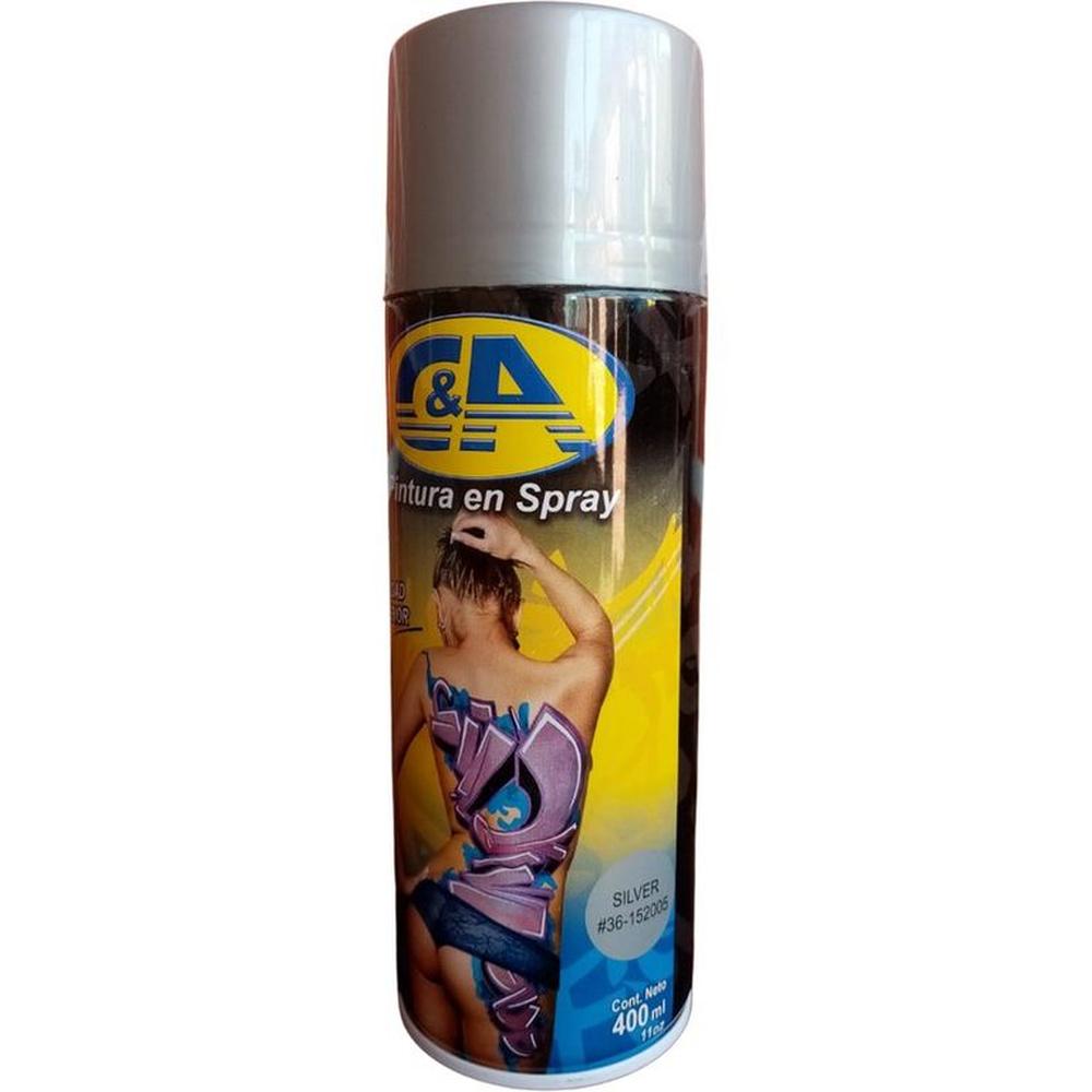 Pintura Spray C&A Silver #36 - Plata PLATA