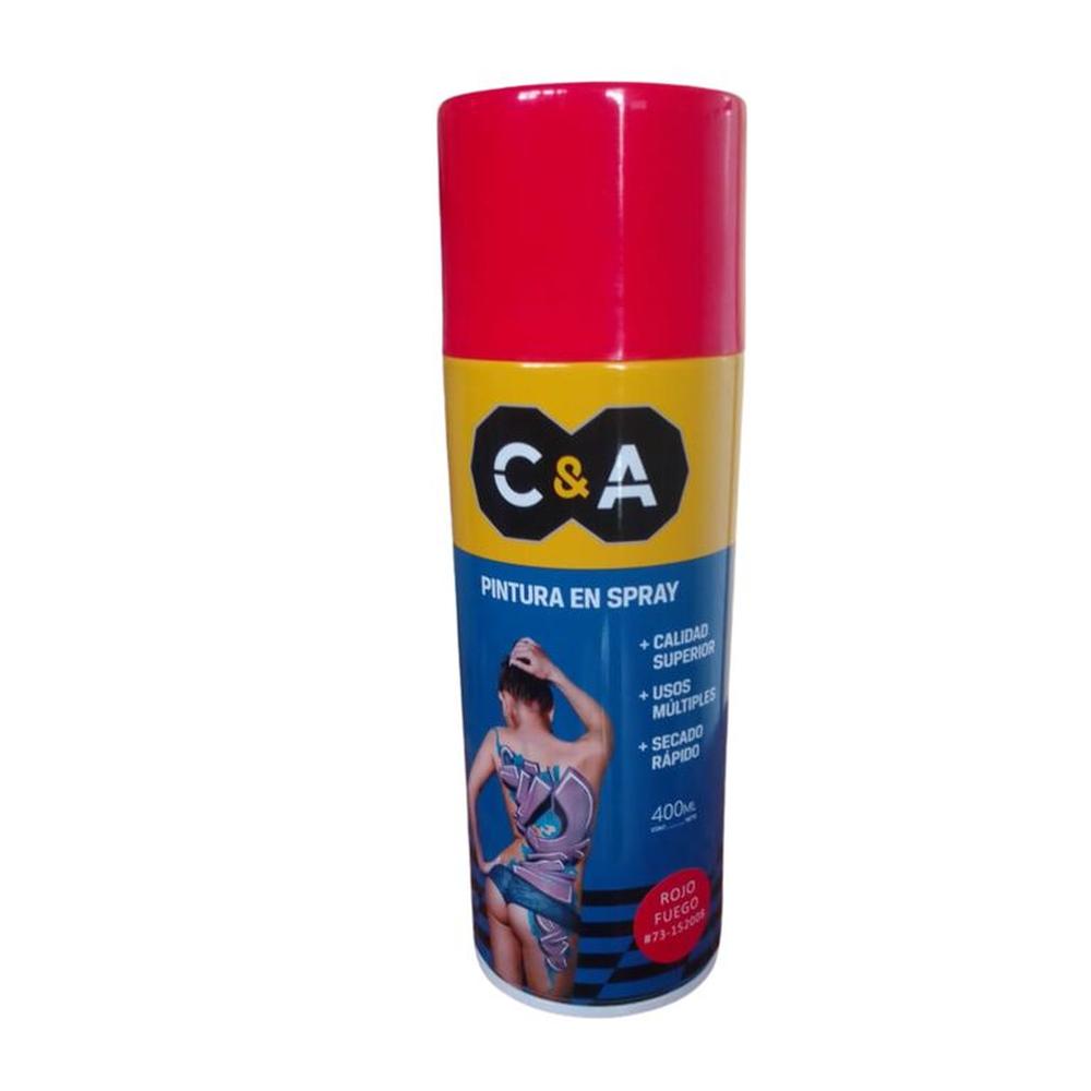 Pintura Spray C&A Rojo Fuego #73 - Rojo ROJO
