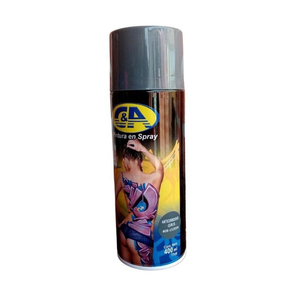Pintura Spray CyA Anticorrosivo Gris 08 - Gris