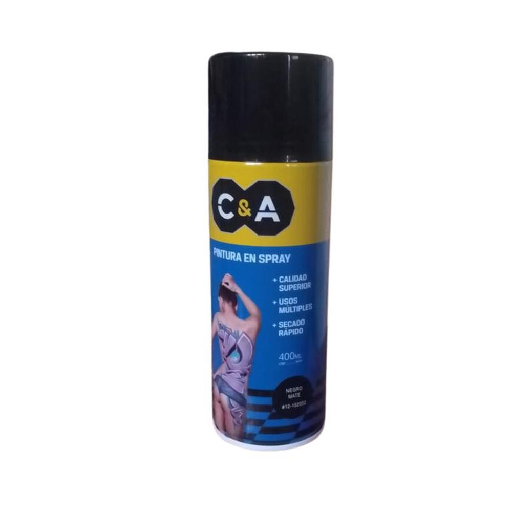 Pintura Spray C&A Negro Mate #12 - Negro NEGRO