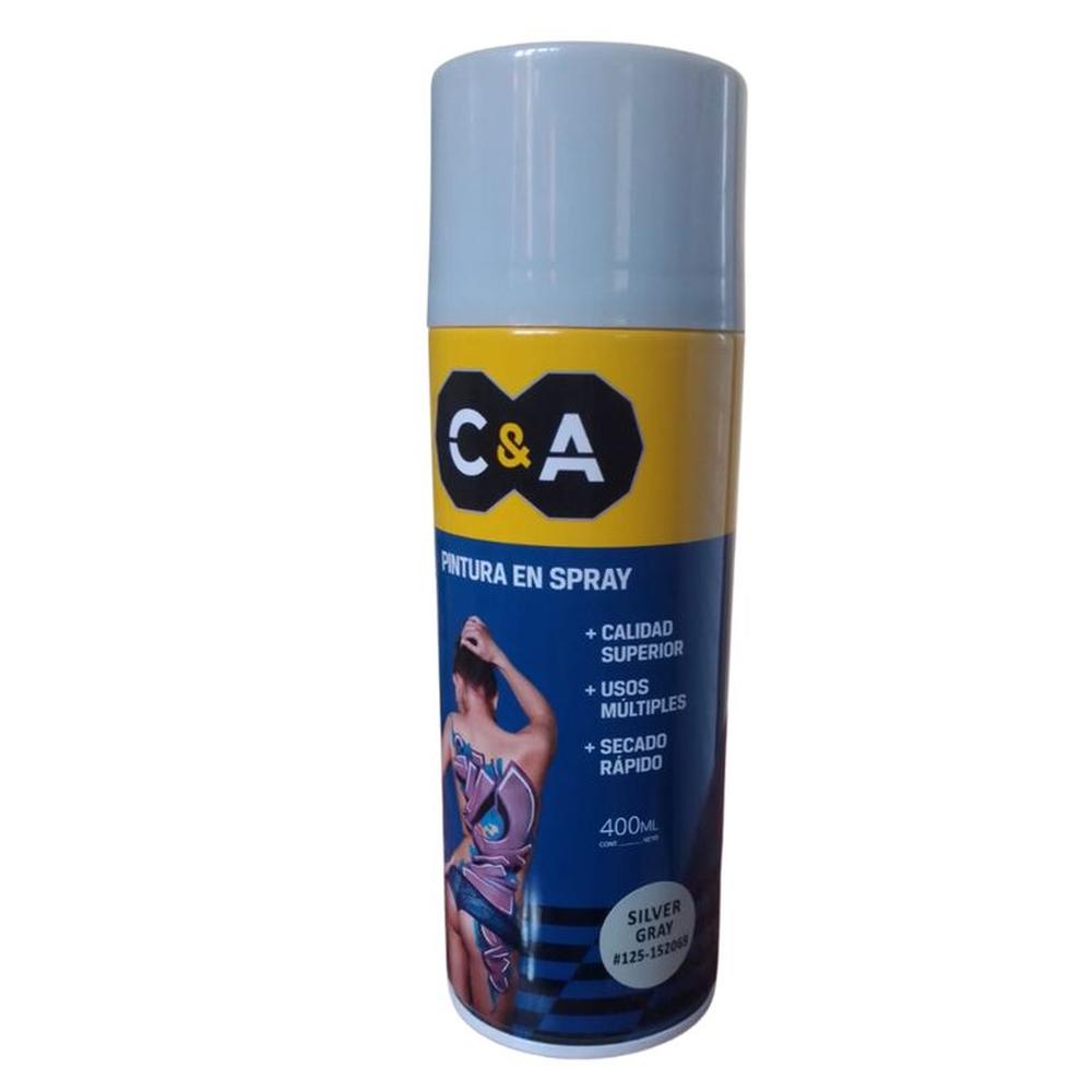 Pintura Spray C&A Silver Gray #125 - Gris GRIS