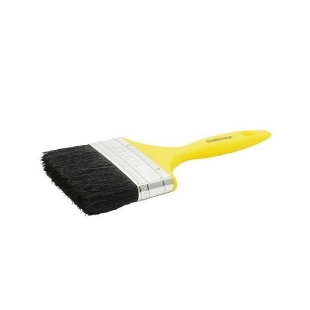 Brocha de Nylon Mango PVC C&A 4"  -  Negro
