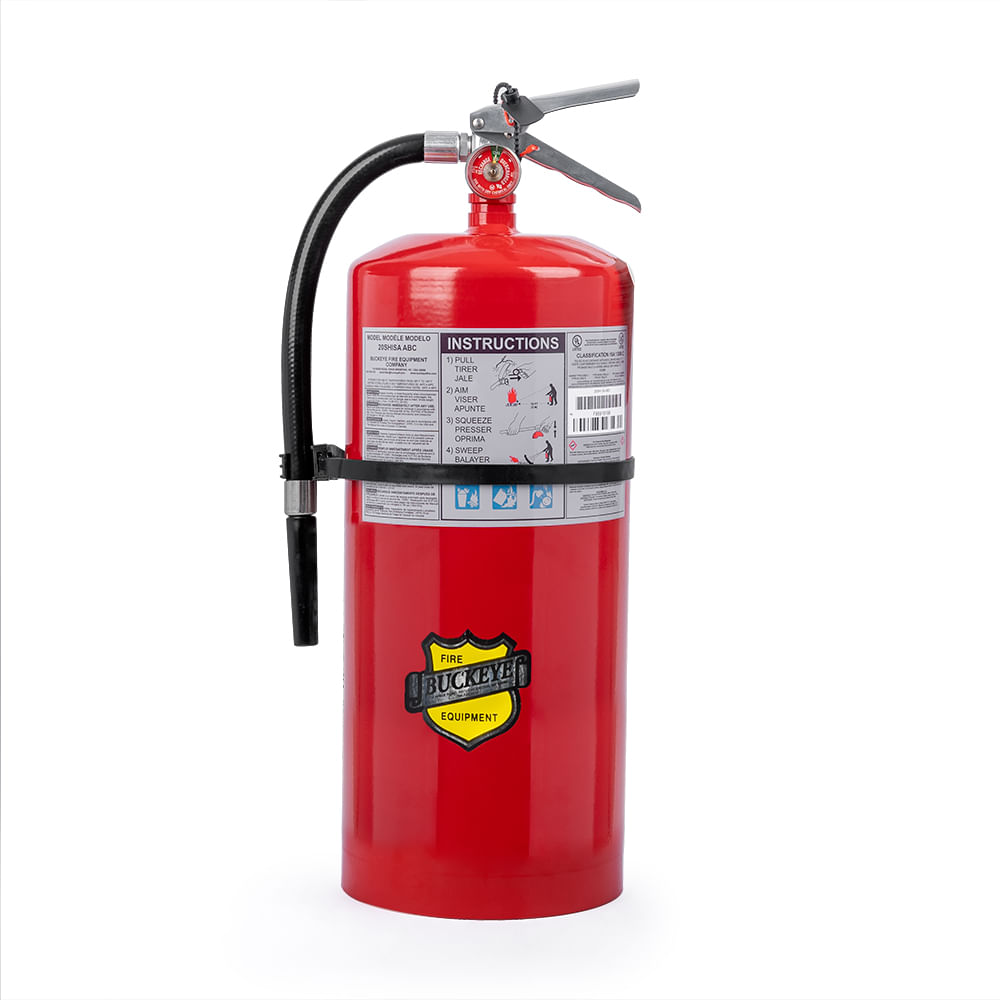 Extintor Polvo Químico Seco ABC BUCKEYE de 20 LB Certificado