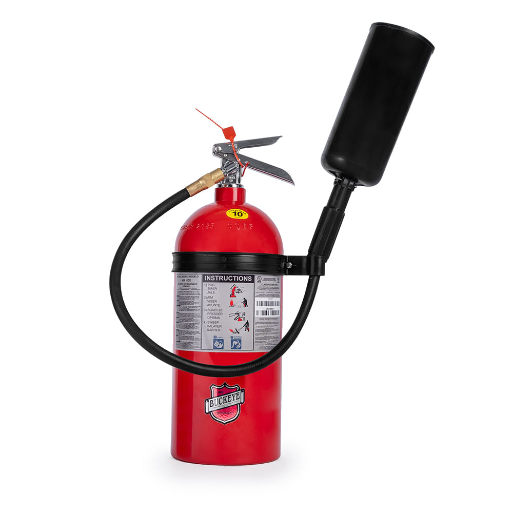 Extintor de Dióxido Carbónico CO2 BUCKEYE de 10 LB Certificado