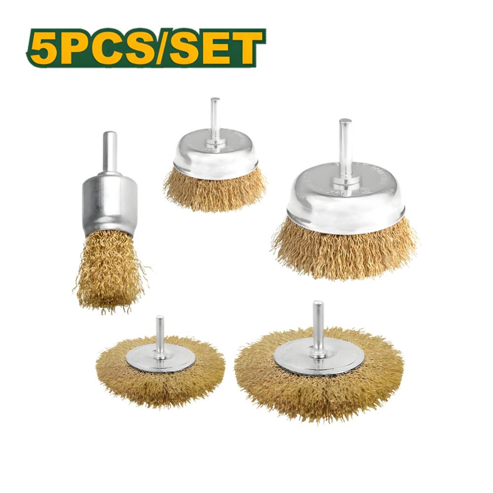 Set de Cepillos Metalico 5pcs Jadever JDCE6401