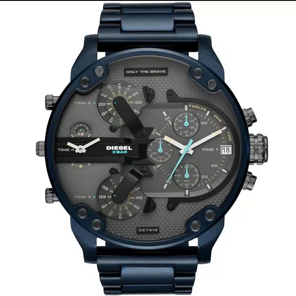 RELOJ DIESEL MR DADDY 2.0 ACERO INOXIDABLE AZUL