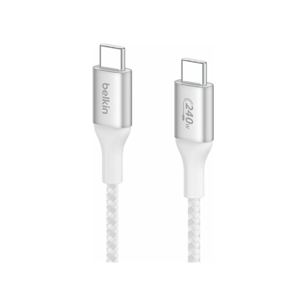 Cable USB-C Belkin BoostCharge de 2 m - Conexión 24 pin, compatible con USB 2.0, velocidad óptima