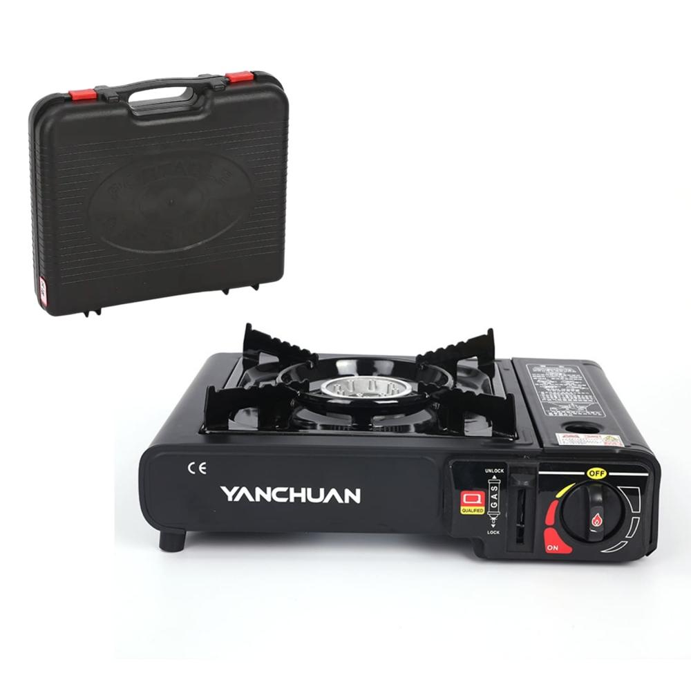 Estufa Portátil Con Maleta Ideal Para Viajes Y Camping