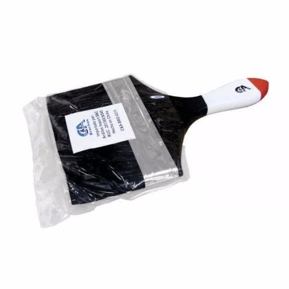 Brocha de Nylon Mango Madera C&A 2"  - Negro