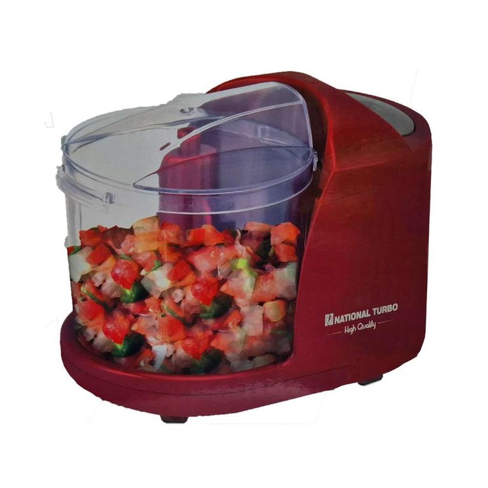 Mini Picadora National ST-5830 Turbo Pica - Muele - Mezcla - Rojo.