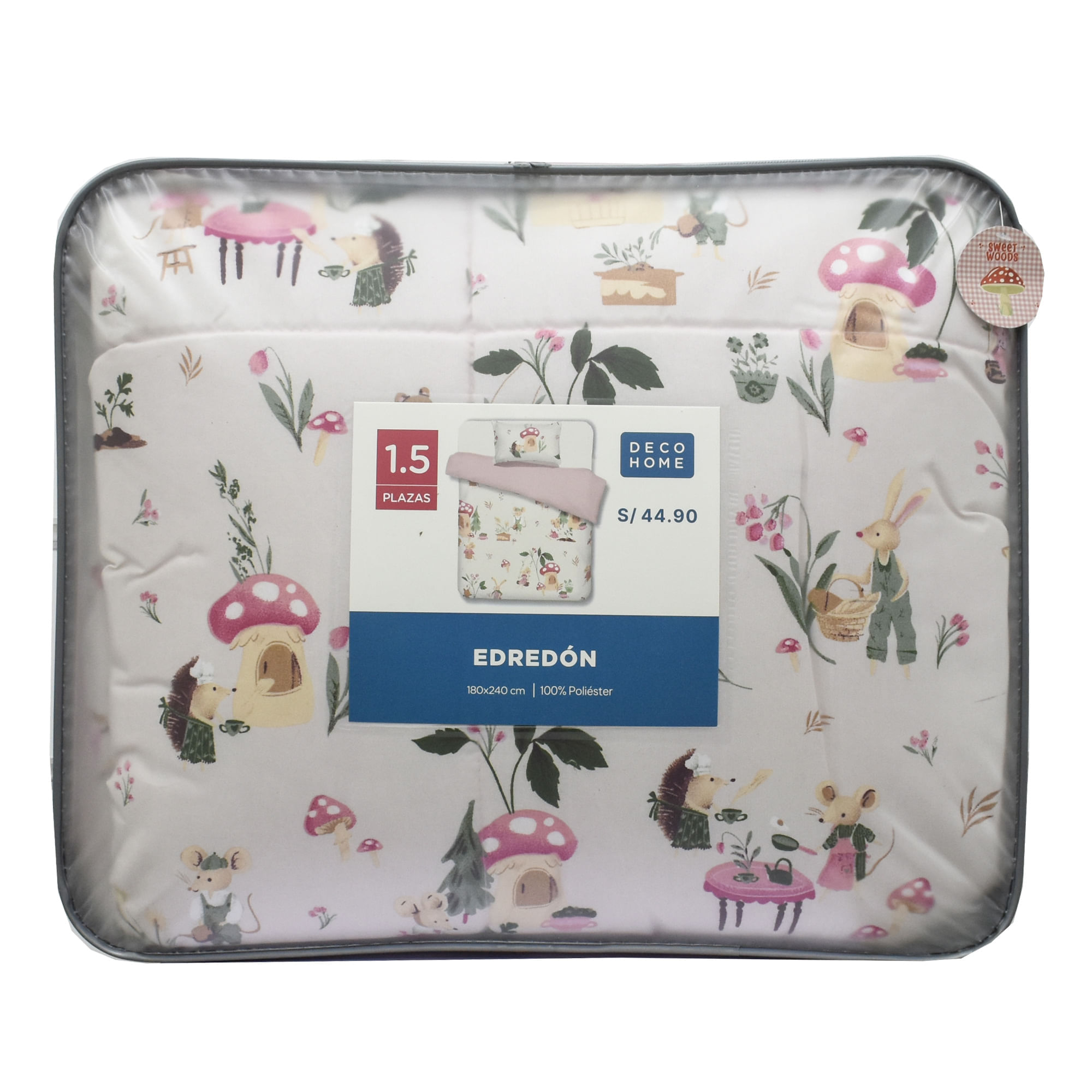 Edredones DECO HOME Sweet Woods D1 1.5 Plazas