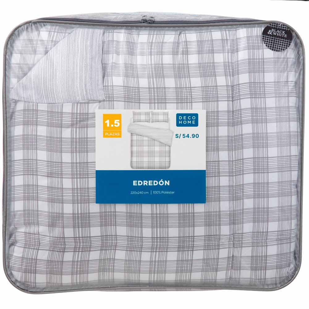 Edredones DECO HOME Black&White D1 1.5 Plazas