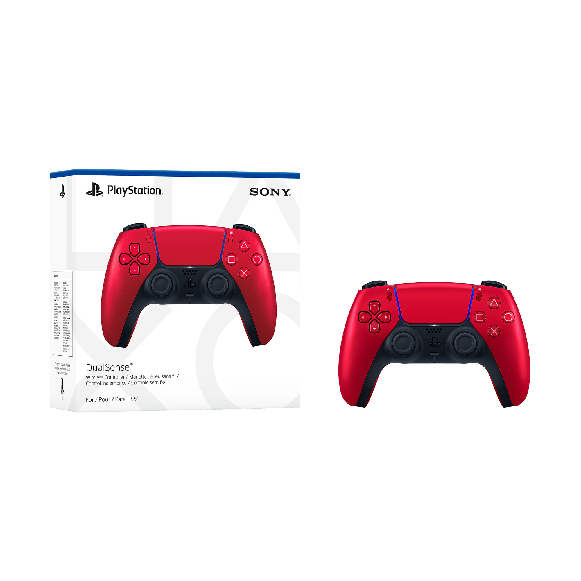Mando Ps5 Dualsense Volcanic Red Amer