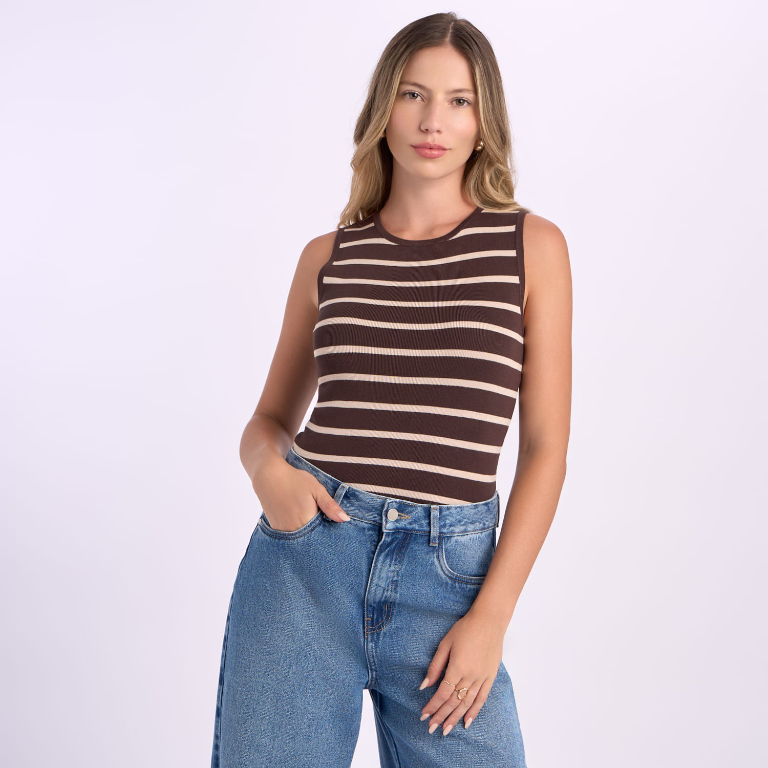 Polo Hilo Mujer Malabar Raya