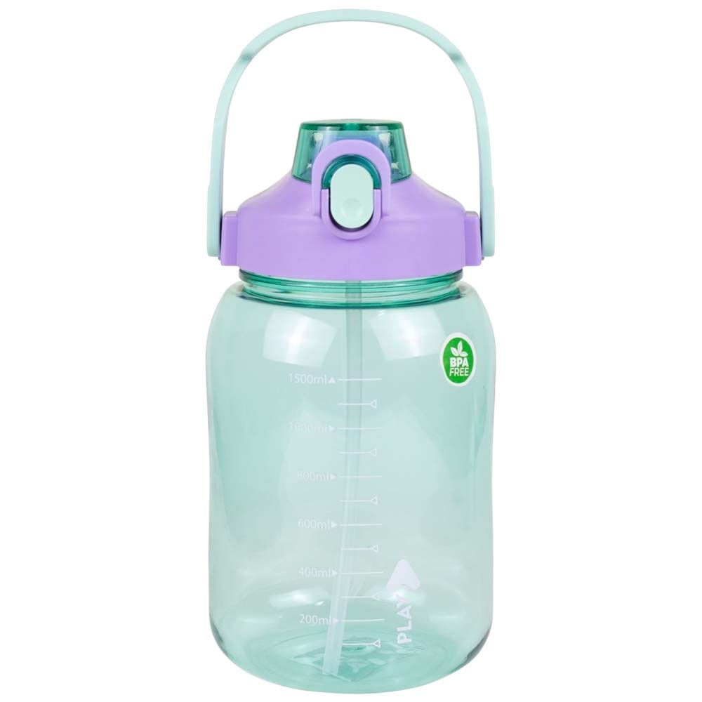 Botella PETG SCOOL PLAY 1.5L Gym Surtido (Modelos Aleatorios)