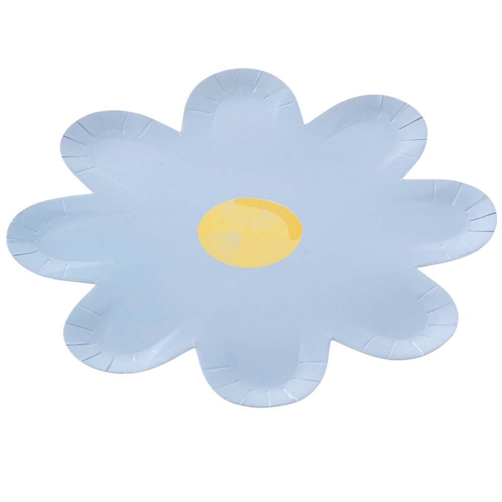 Pack de Platos diseño de hadas CLASS&WORK celeste 10un