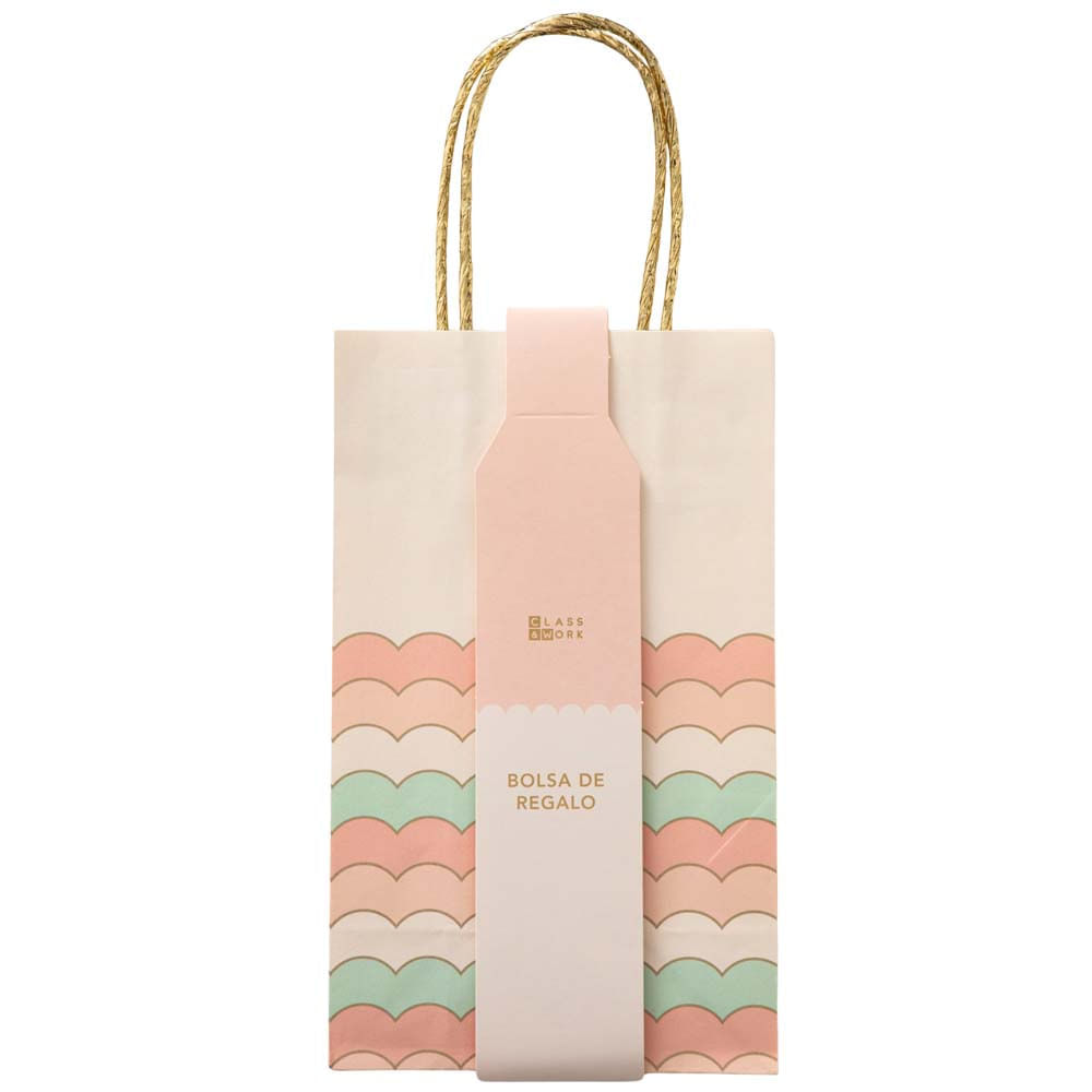 Bolsa de regalo diseño print tonos pastel CLASS&WORK