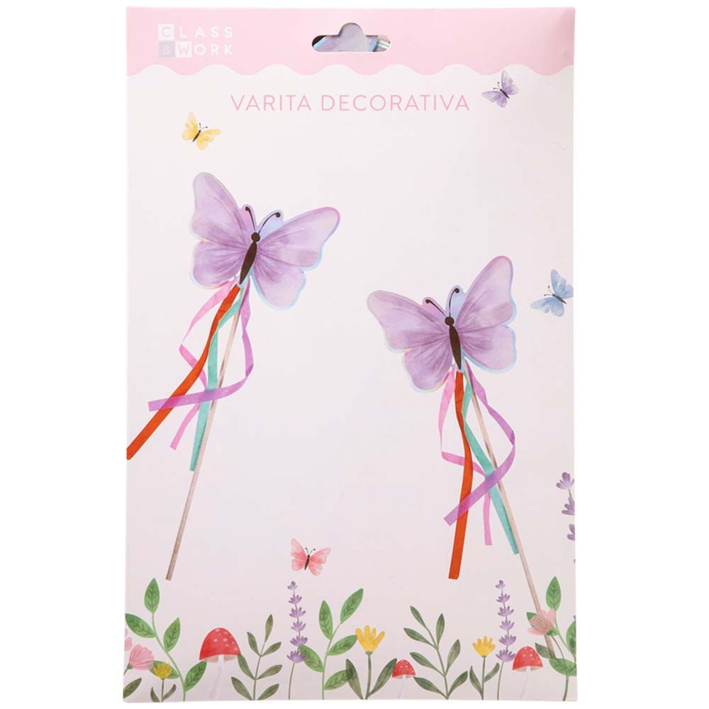 Varita decorativa diseño de hadas CLASS&WORK
