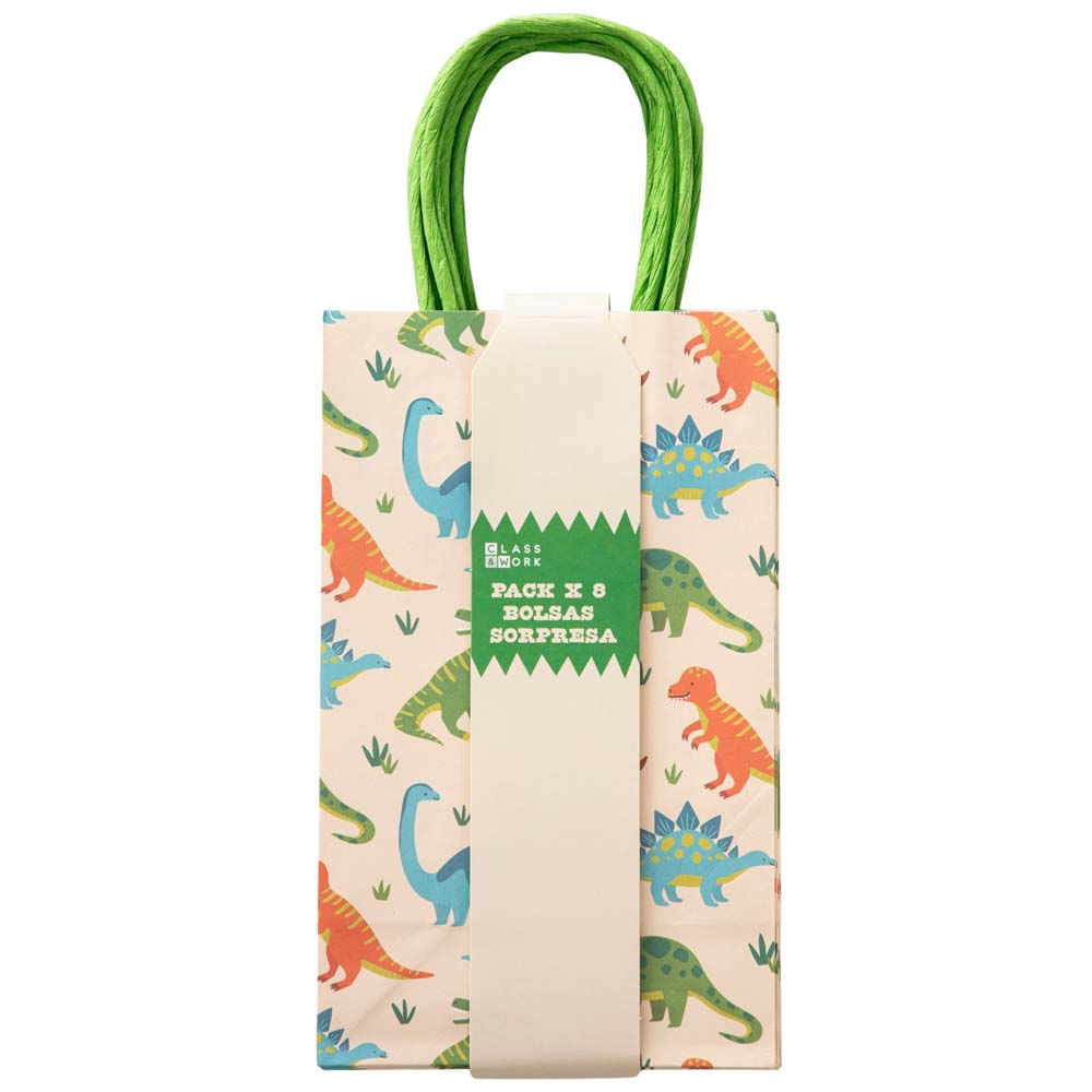 Pack de Bolsas sorpresa temática Dino CLASS&WORK print 8un