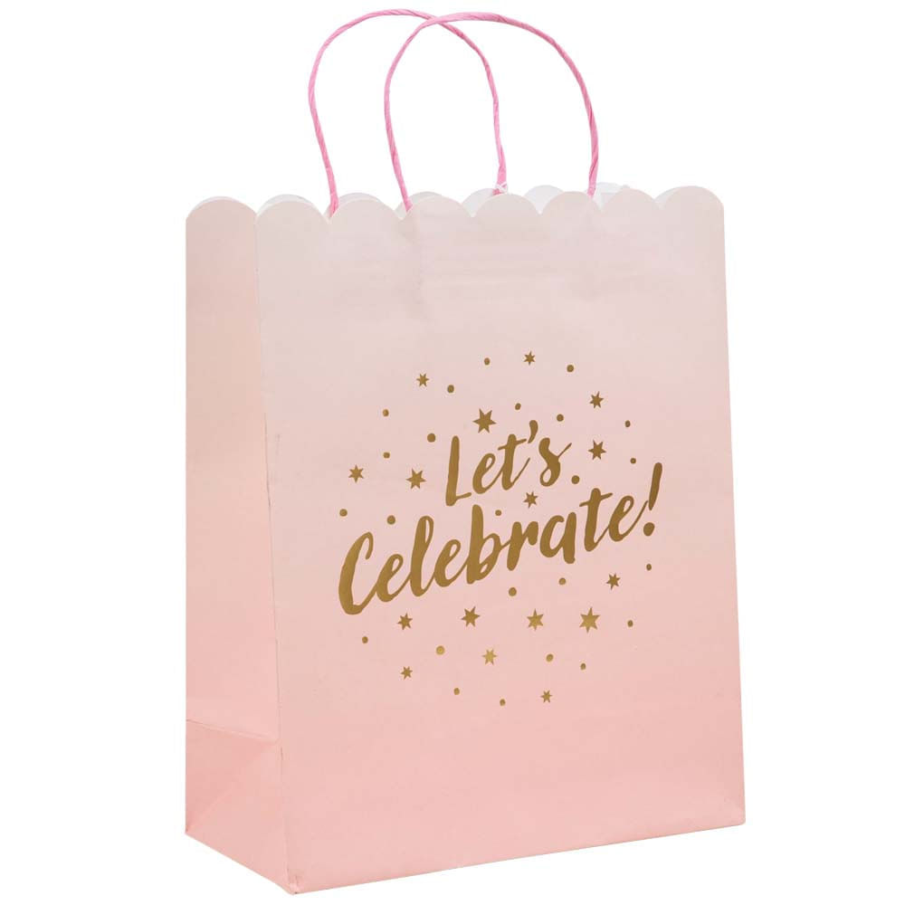 Bolsa de regalo texto decorativo CLASS&WORK tonos pastel