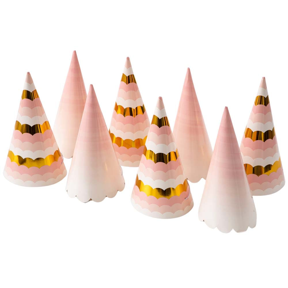 Pack de Gorritos de fiesta tonos pastel CLASS&WORK 8un