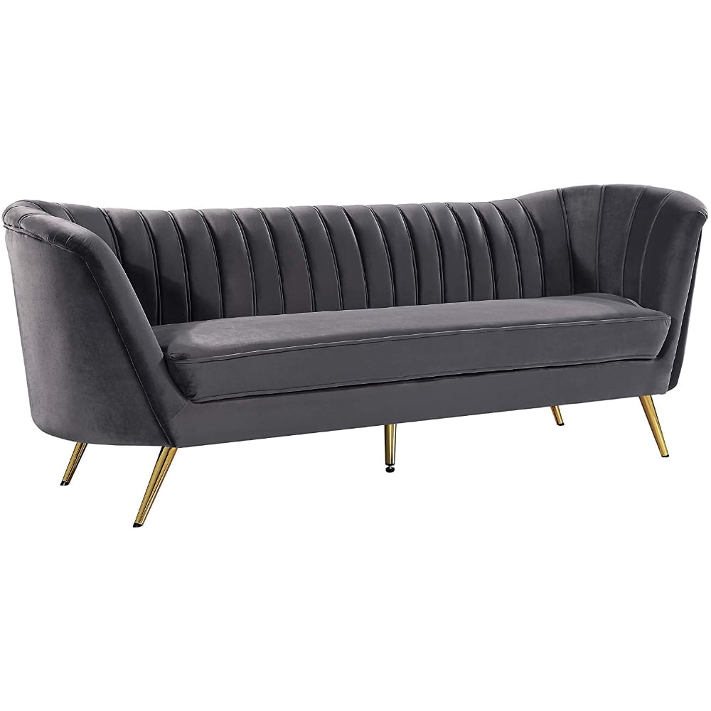 Sofa 3 Cuerpos Castiel Gris Claro CN