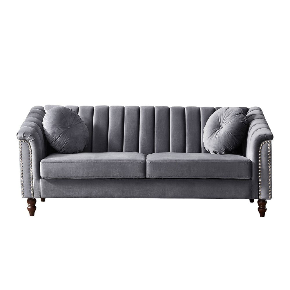 Sofa 3 Cuerpos Dacey Gris Claro CN