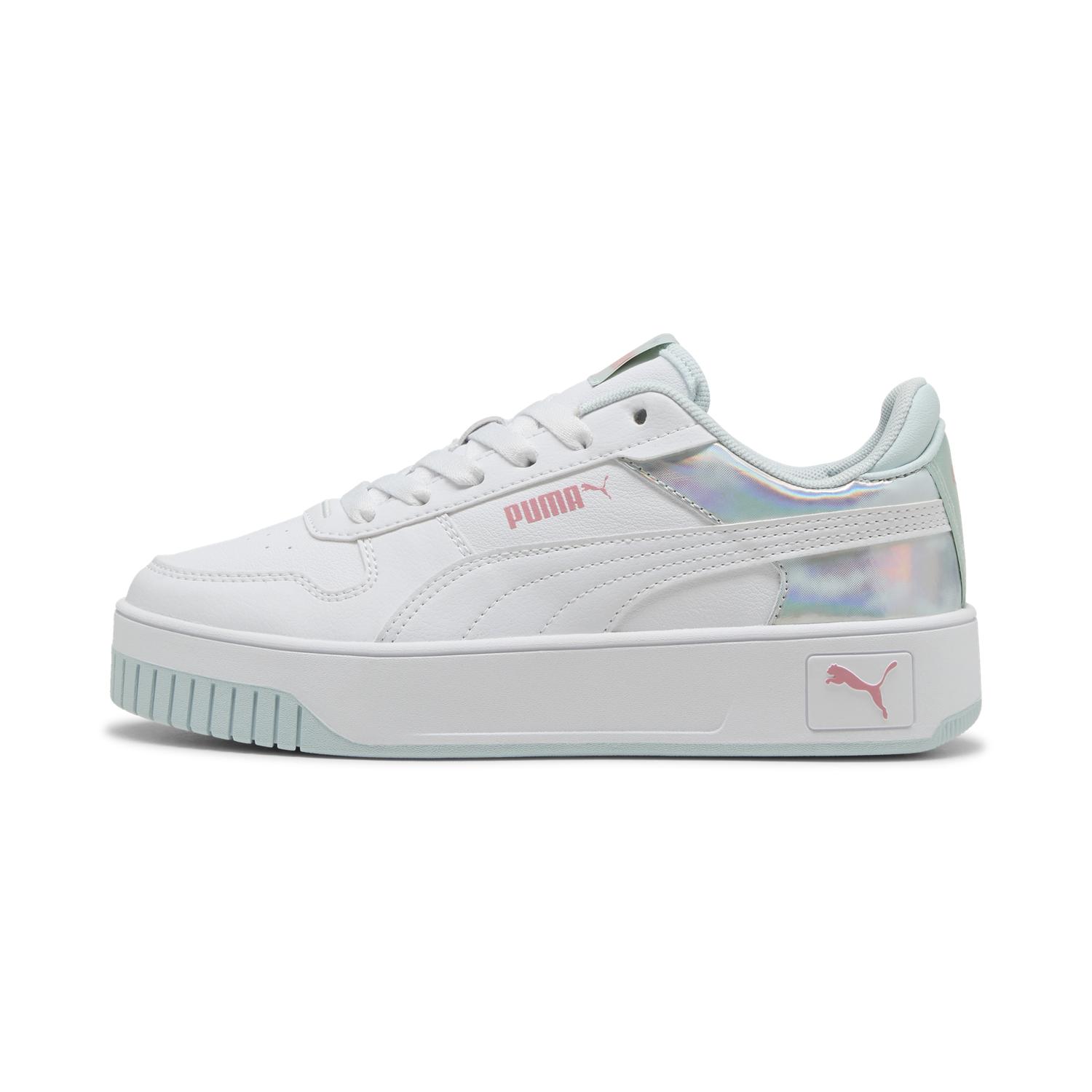 Zapatillas Urbanas Puma Niña Carina Street Space Belle Jr 402810 01 Blanco