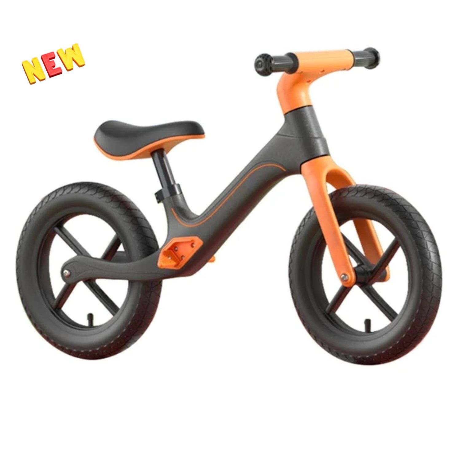 Bicicleta Premium Balance Flash Para Niños Color Negro con Inflador