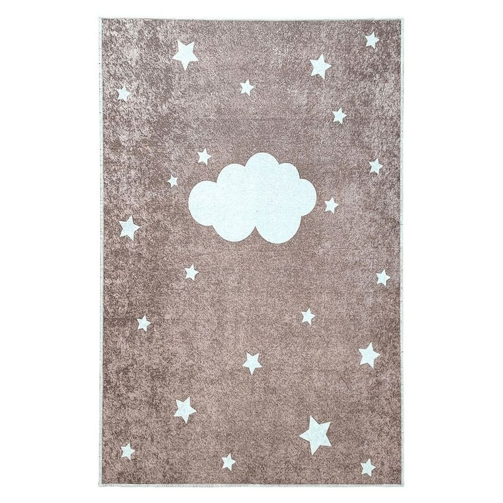 Alfombra Niños Nube y Estrellas 120 x 180cm