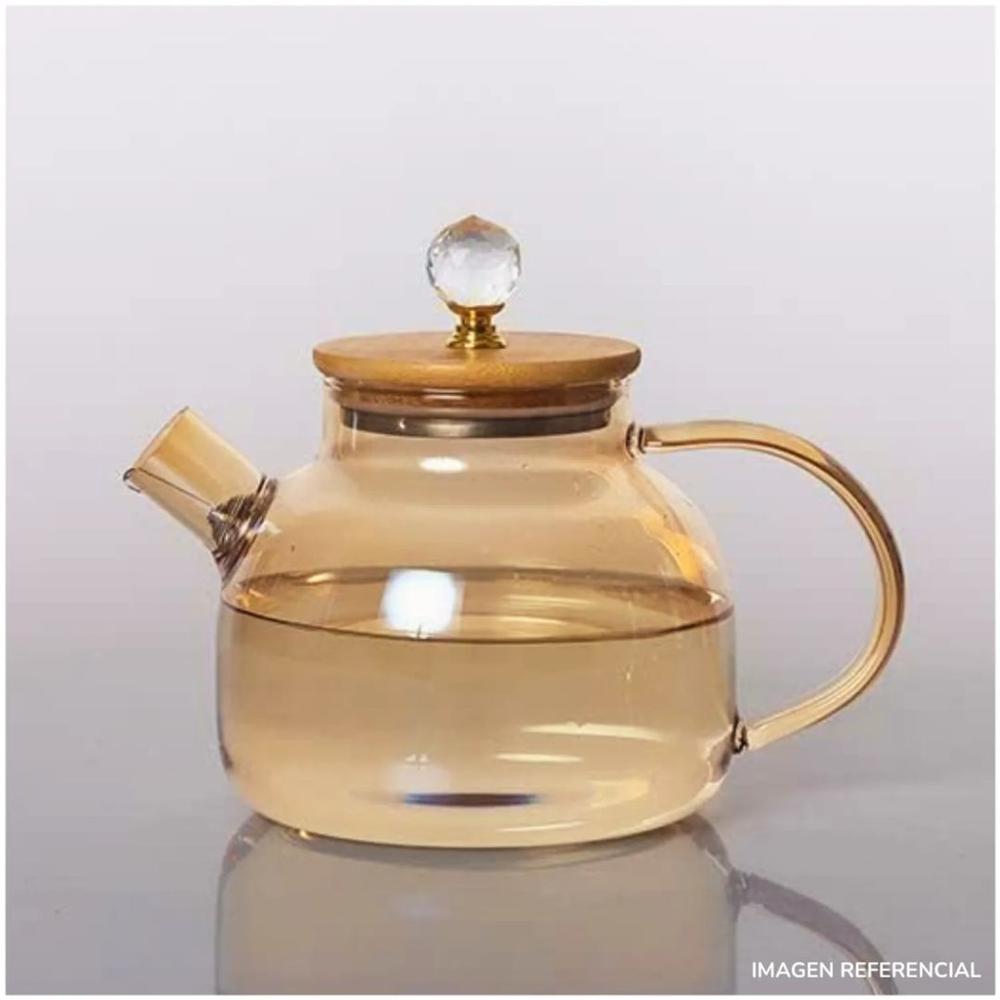 Tetera de Vidrio Filtro con Tapa 1000 ml Aurora